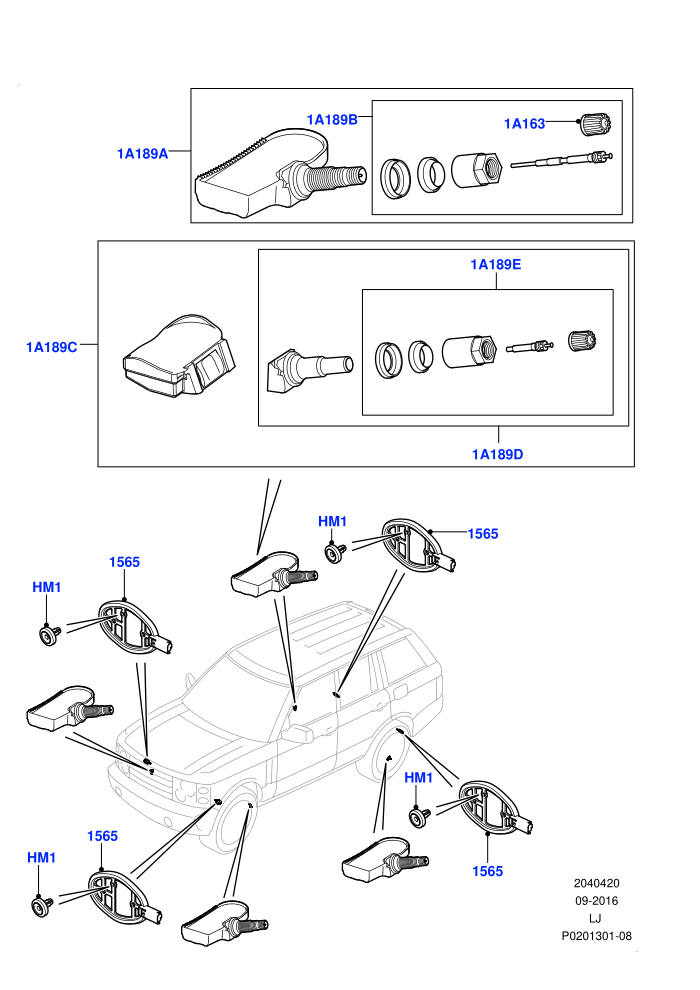 Tyre Pressure Monitor System ((V)FROMAA000001)