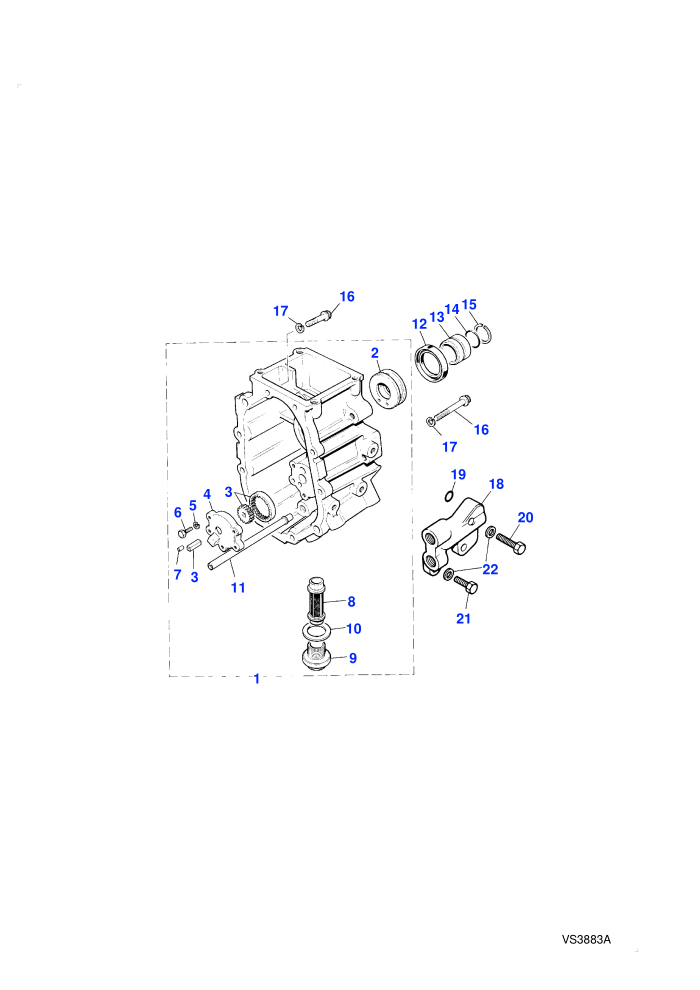 Extension case & Oil Pump (Manual Transmission)