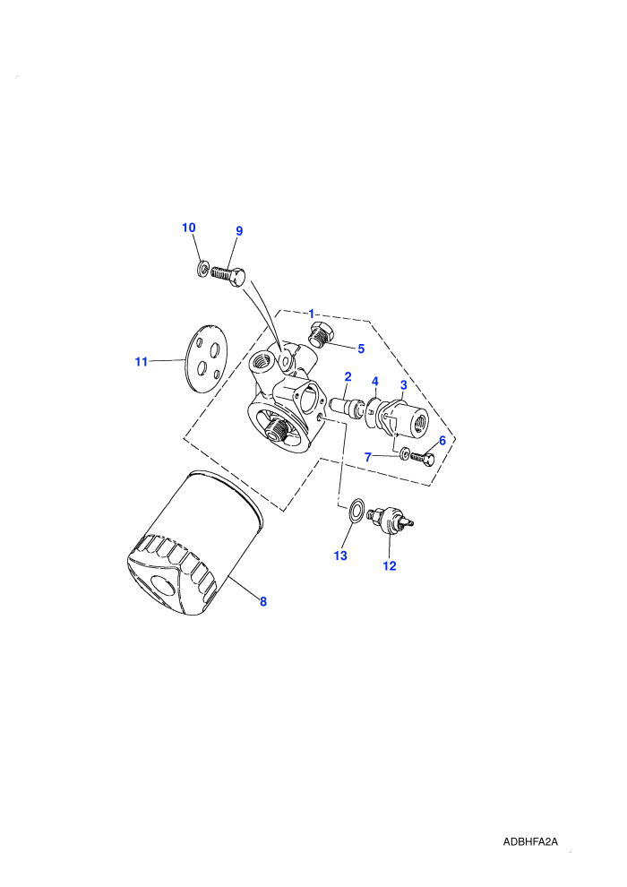 Oil Pump & Filter (2.5L 4 Cyl Turbo Diesel)