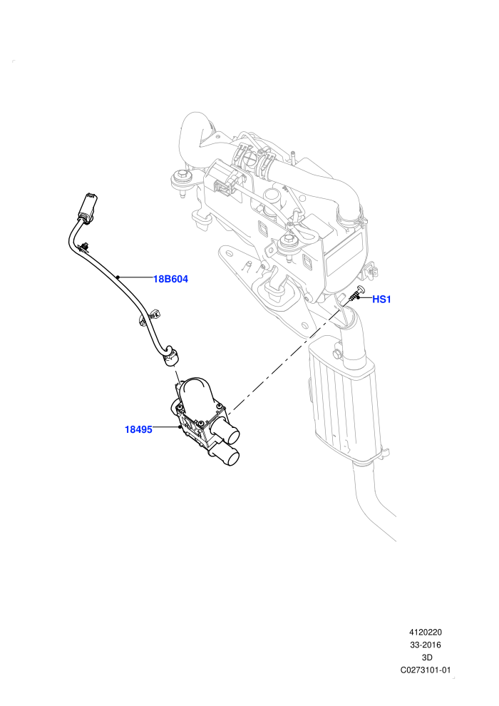 Auxiliary Fuel Fired Pre-Heater (Park Heating With Remote Control)(Heater Water Control,Solihull Plant Build)((V)TOHA999999 (V)FROMHA000001)