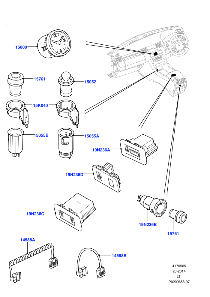Instrument Panel Related Parts ((V)FROMAA000001)
