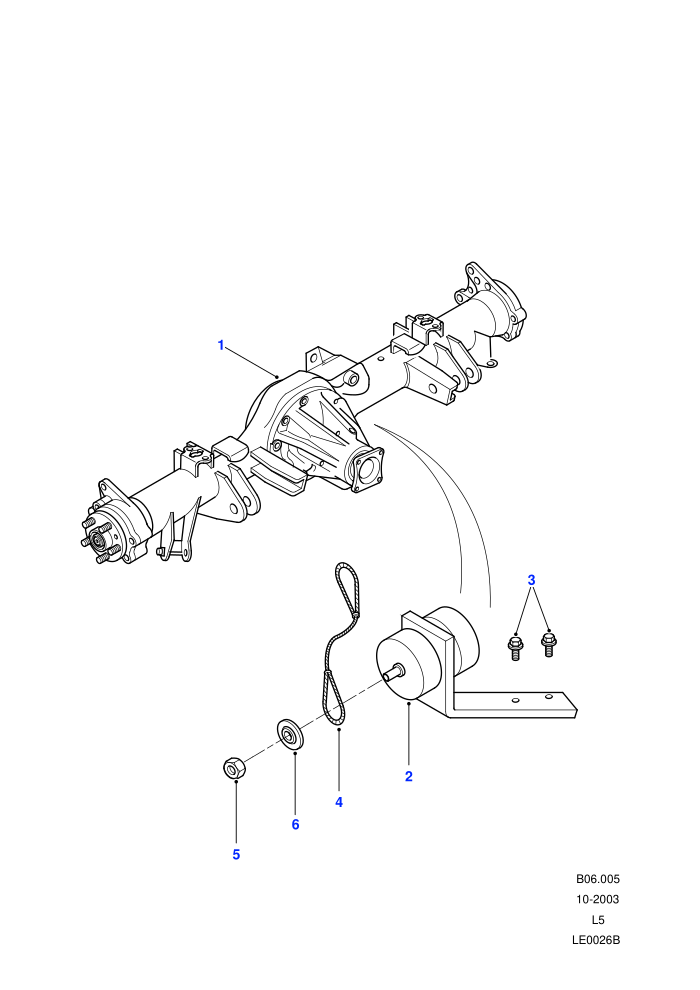 Axle Assembly Rear