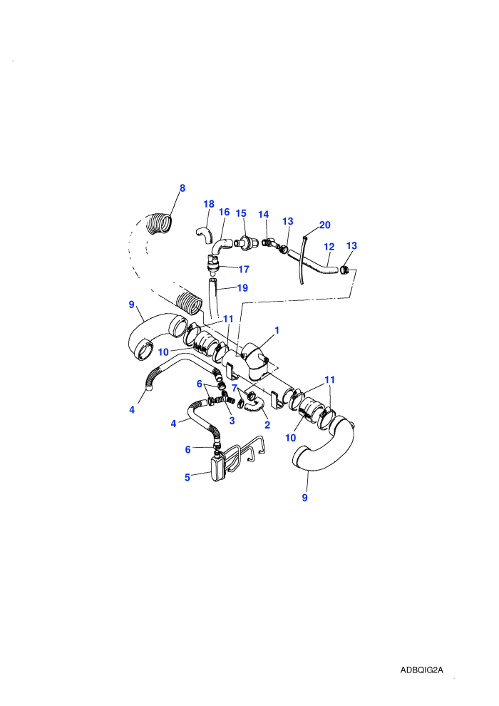 Air Inlets-Detoxed (3.5L V8 Twin Carb L/R Petrol,With Exhaust Gas Recirculation)