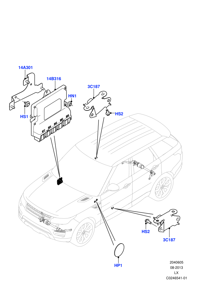 Active Anti-Roll Bar System (With ACE Suspension)(Controls/Electrics)((V)TOJA999999)