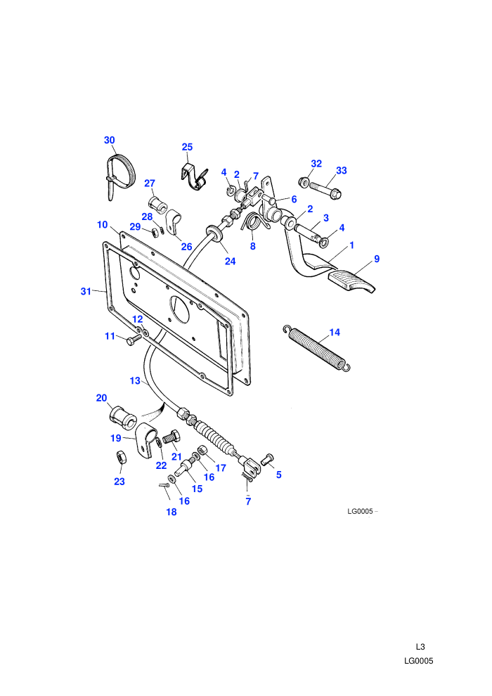 Accelerator Pedal-From (V) GA399973