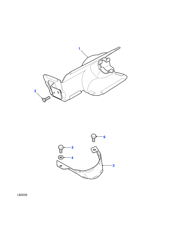 Heatshield-Starter Motor-Knock Sensor (V8)
