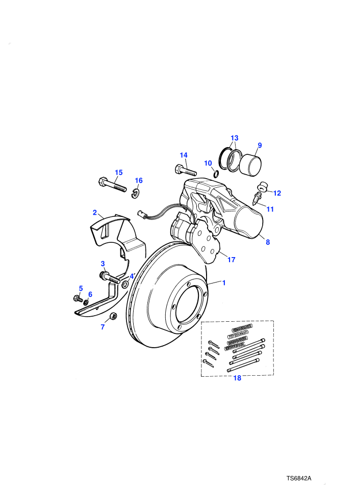 Front Disc Brakes-From (V) GA399973