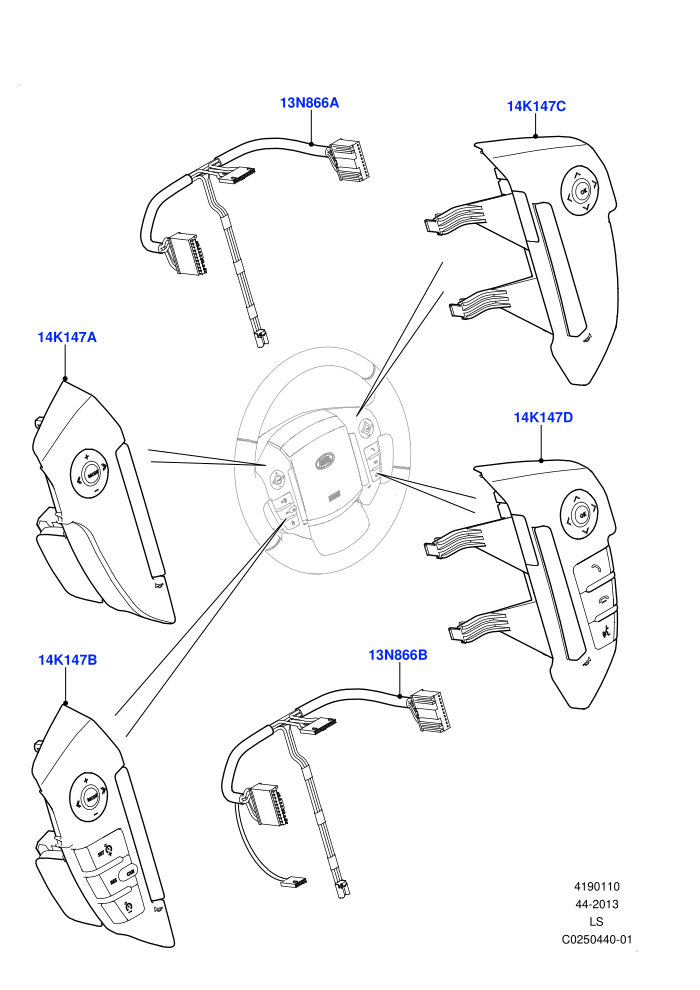 Switches (Steering Wheel)((V)FROMEA000001)