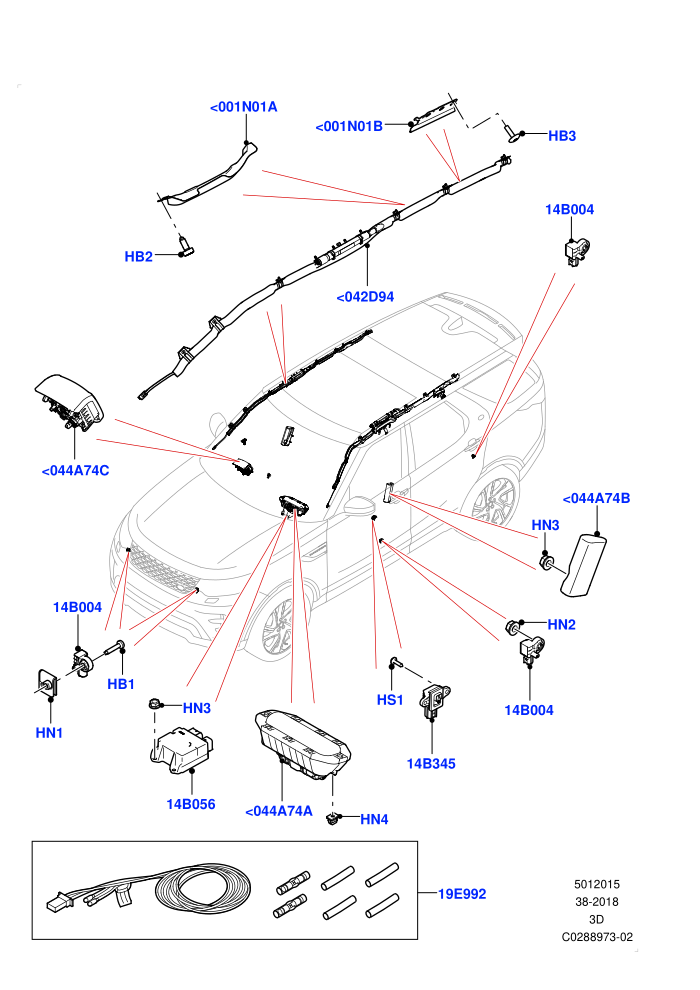 Airbag System (Airbag Modules,Nitra Plant Build)((V)FROMK2000001)