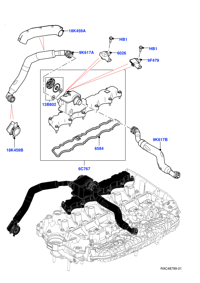 Emission Control - Crankcase (3.0L AJ20P6 Petrol High,3.0L AJ20P6 Petrol PHEV)((V)FROMRA000001)