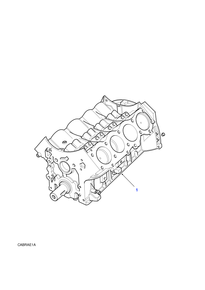 Engine Short (V8 EFI Petrol)