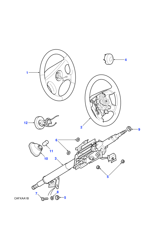 Steering Wheel & Column ((V)FROMMA081992)