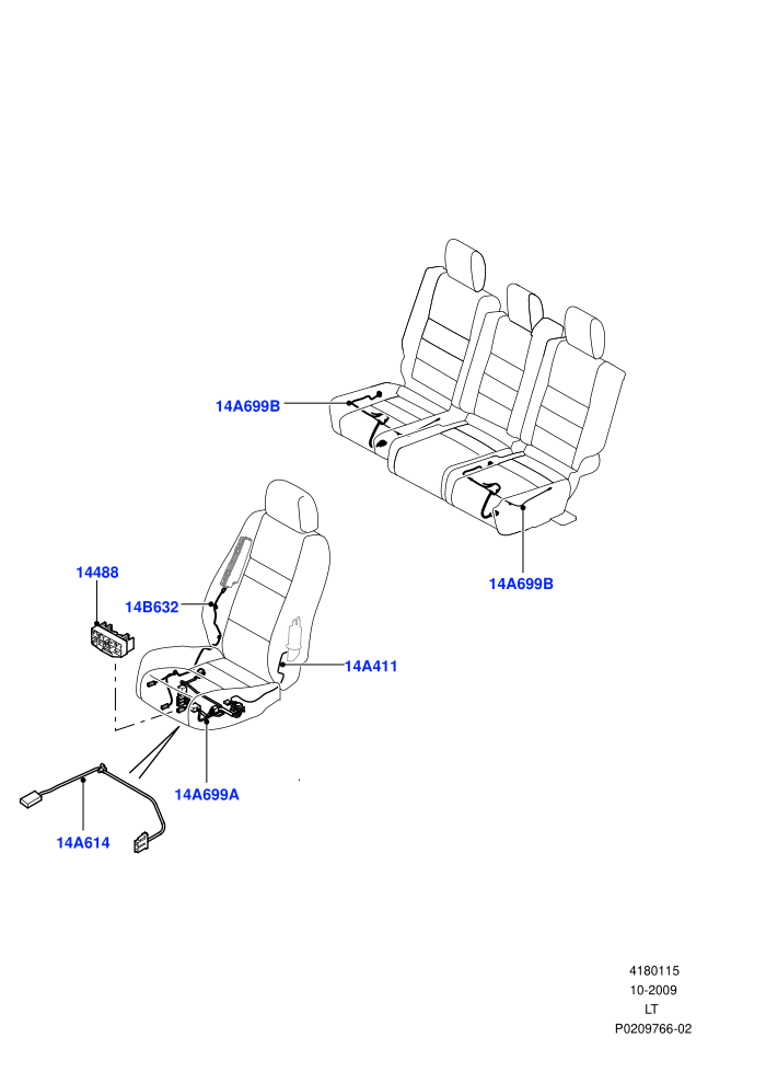 Electrical Wiring - Body And Rear (Seats)((V)FROMAA000001)