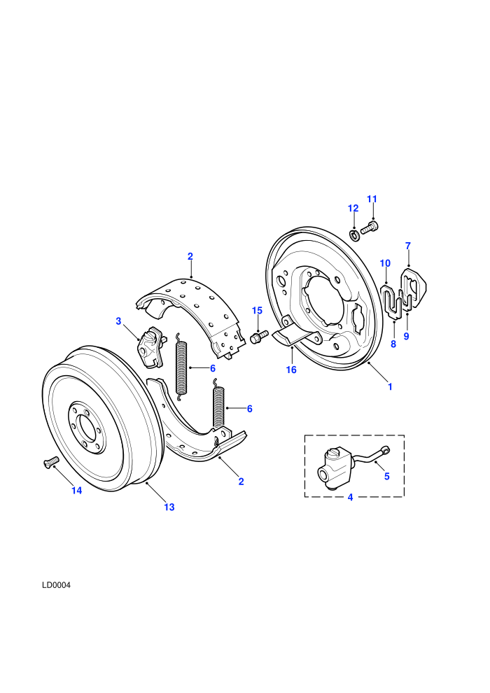 Transmission Brake-Rod Operated