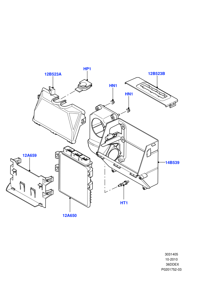 Engine Modules And Sensors (3.6L V8 32V DOHC EFi Diesel Lion)((V)FROMAA000001)