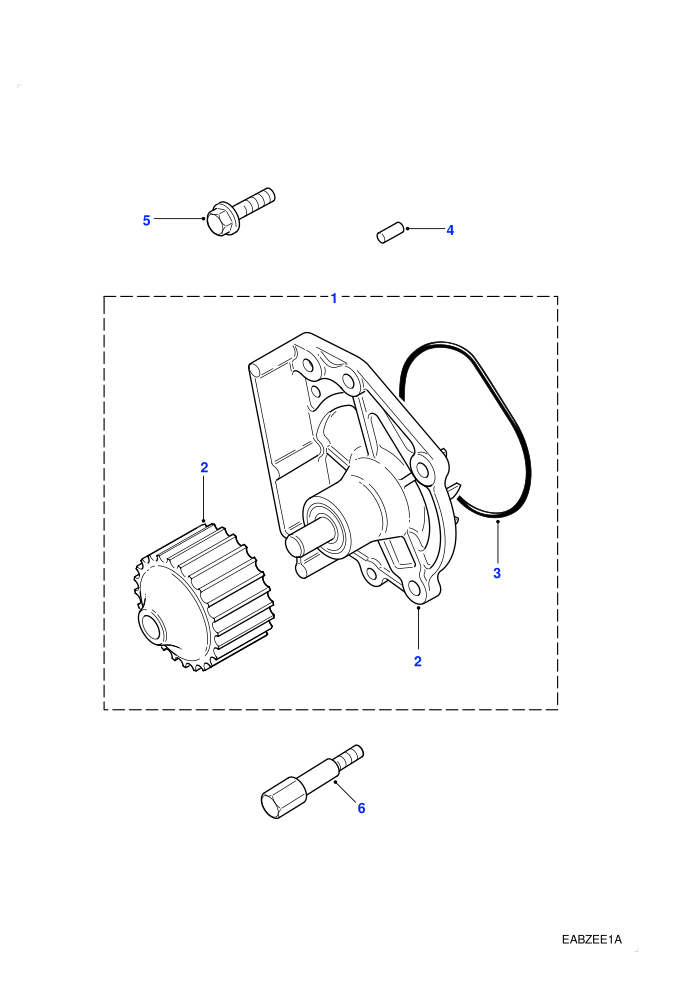Water Pump (1.8L 4 Cyl K Series Petrol)