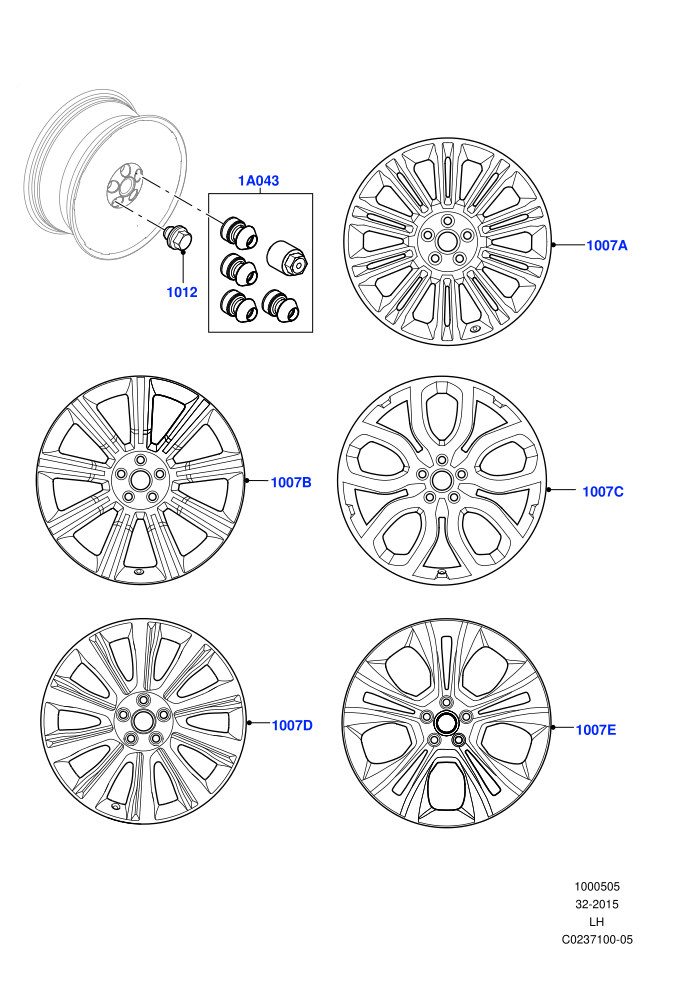 Accessory Wheels (Halewood (UK),Itatiaia (Brazil))(Accessory)