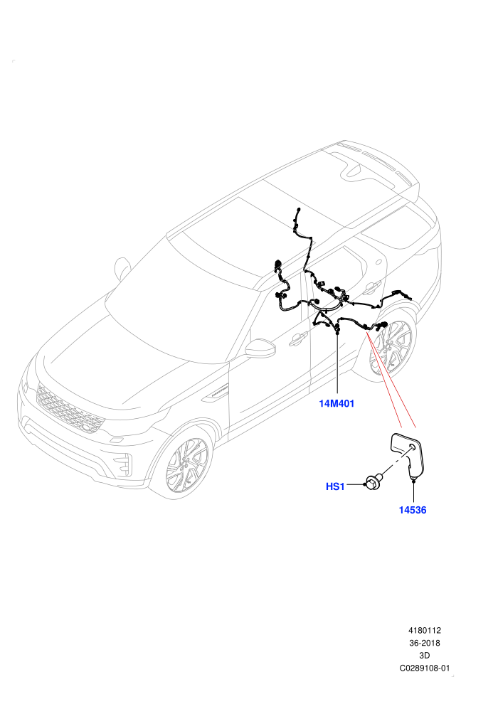 Electrical Wiring - Chassis (Nitra Plant Build)((V)FROMK2000001)