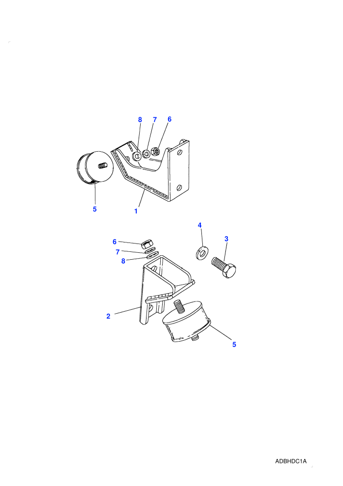 Engine Mountings (2.5L 4 Cyl NA L/R Diesel)