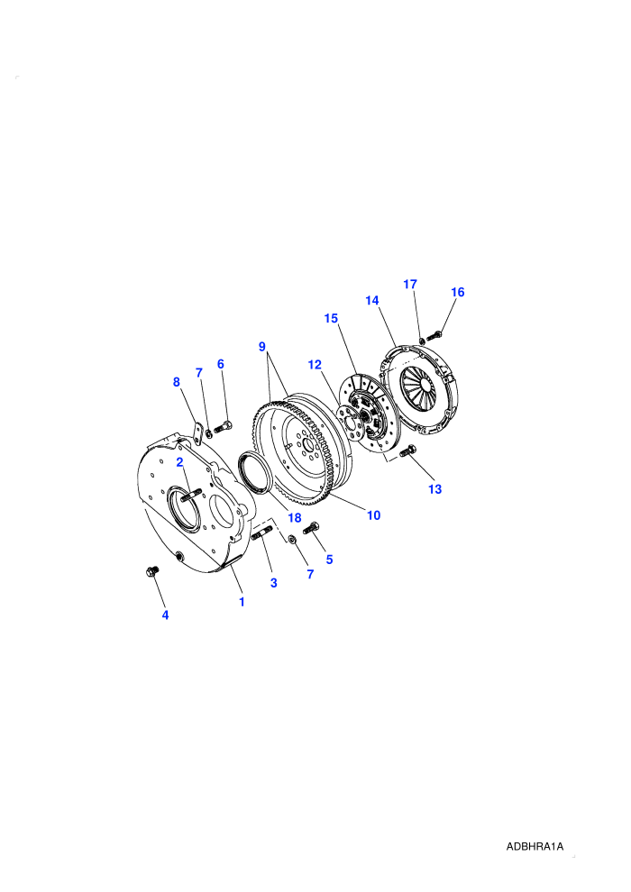 Clutch & Flywheel (2.5L 4 Cyl Turbo Diesel)