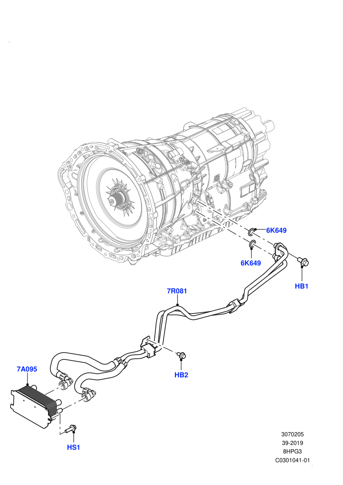 Transmission Cooling Systems (8HP Gen3 Hybrid Trans)(Nitra Plant Build)
