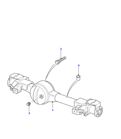 TAJ000030 - Land Rover Case-front axle