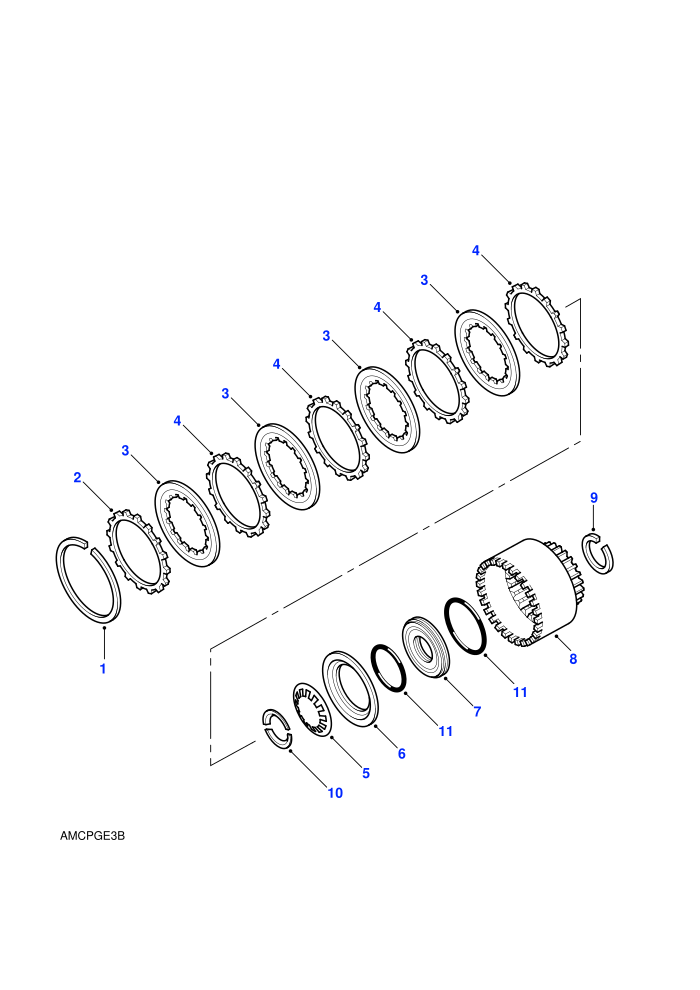 Clutch 'E' (Automatic Transmission)