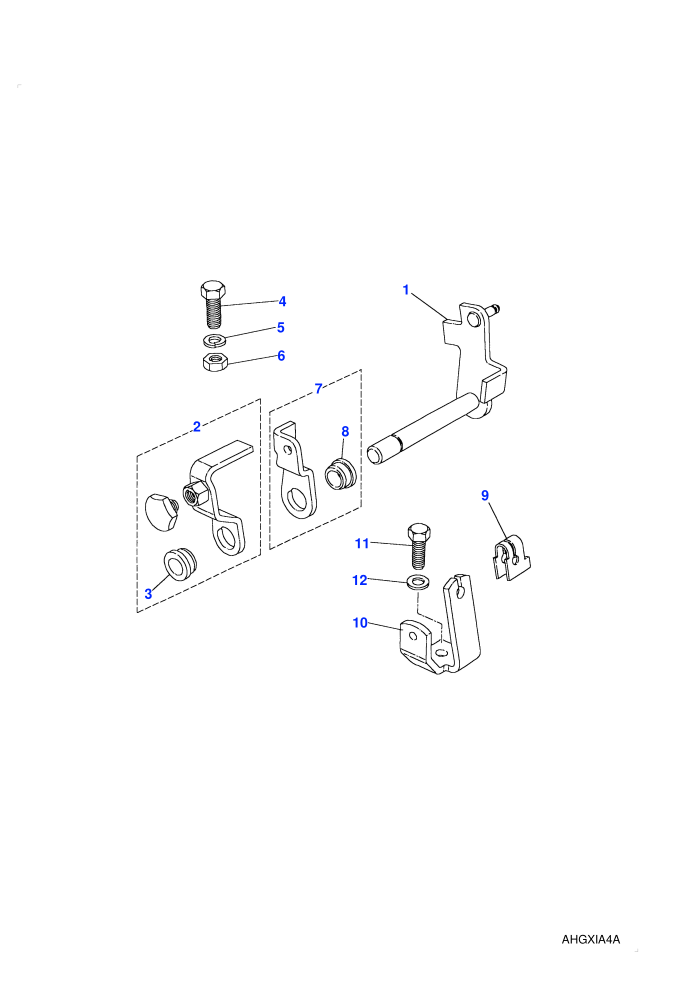 Hand Throttle - Additional Parts (V8 Twin Carb Petrol)