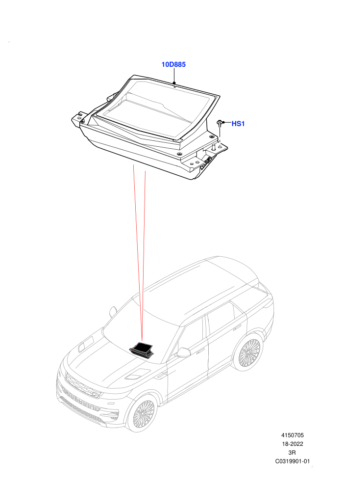 Head Up Display Module (Head Up Display)