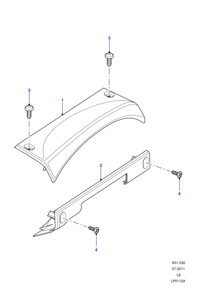 Cowl Instrument Binnacle ((V)FROM7A000001)