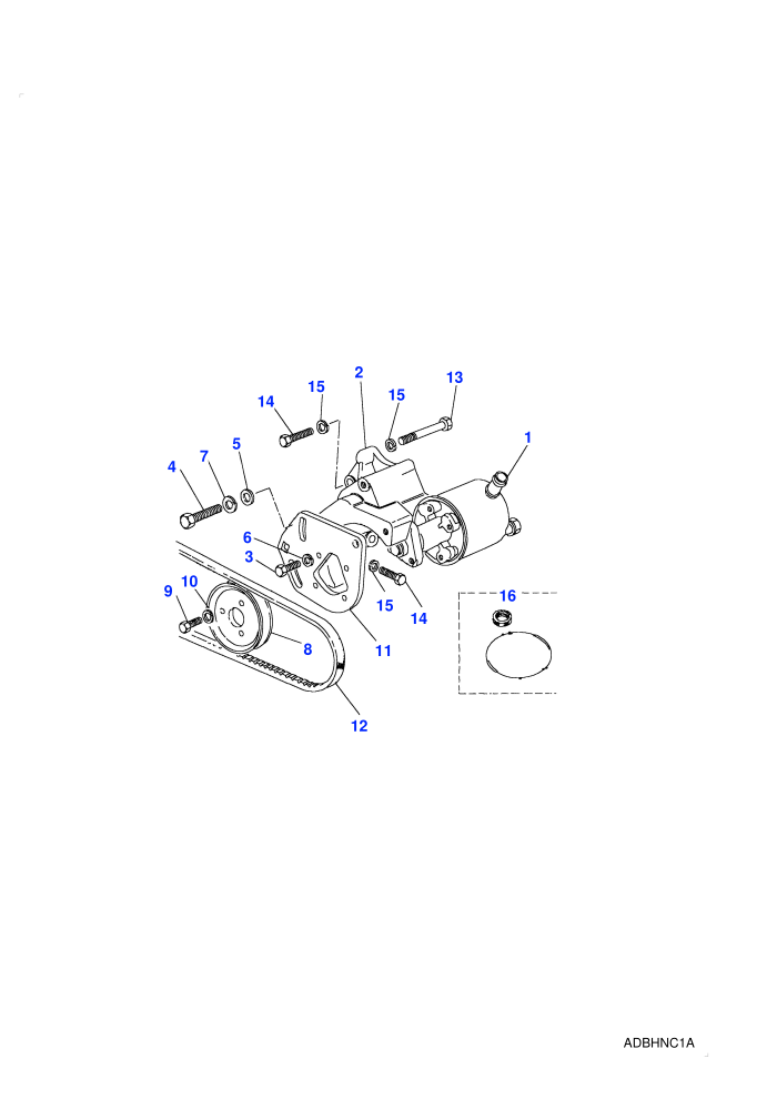 Power Steering Pump (2.5L 4 Cyl Turbo Diesel)