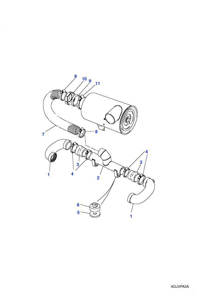 Air Inlet - Stromberg Carb (V8 Twin Carb L/R Petrol)