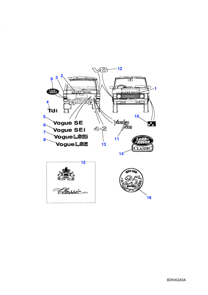 Decals & Rubbing Strips-From (V) KA640178