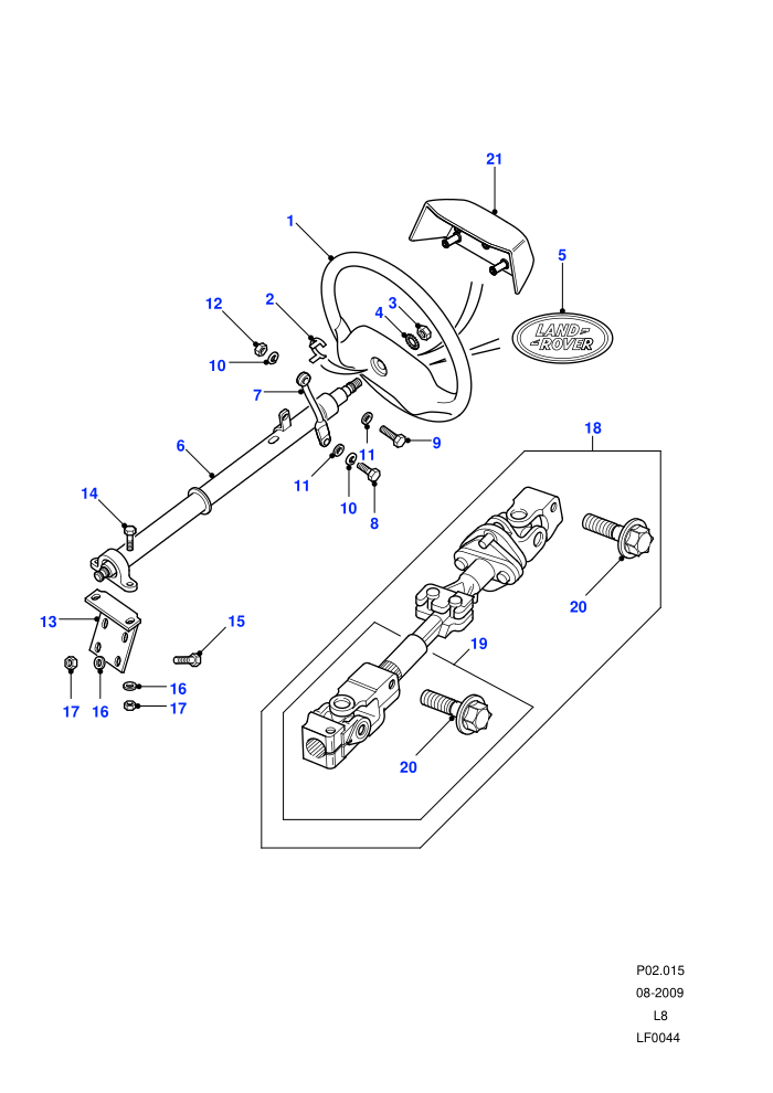 Steering Wheel & Column ((V)FROM7A000001)
