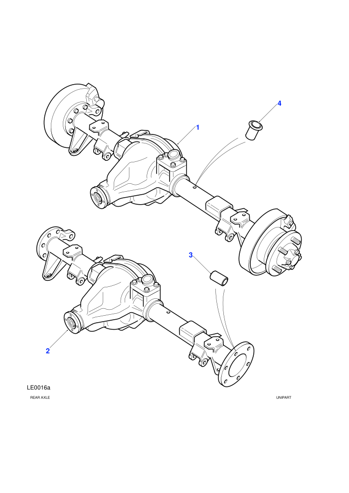 Rear Axle Assembly (110,With Salisbury Axle)