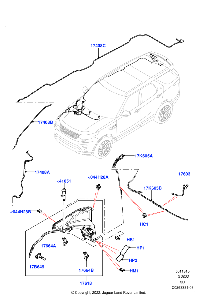 Windscreen Washer (Solihull Plant Build)((V)FROMHA000001)