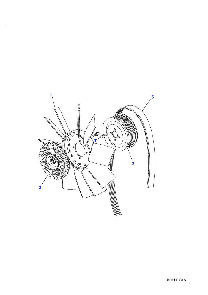 Cooling Fan & Belt (2.5L TDi)