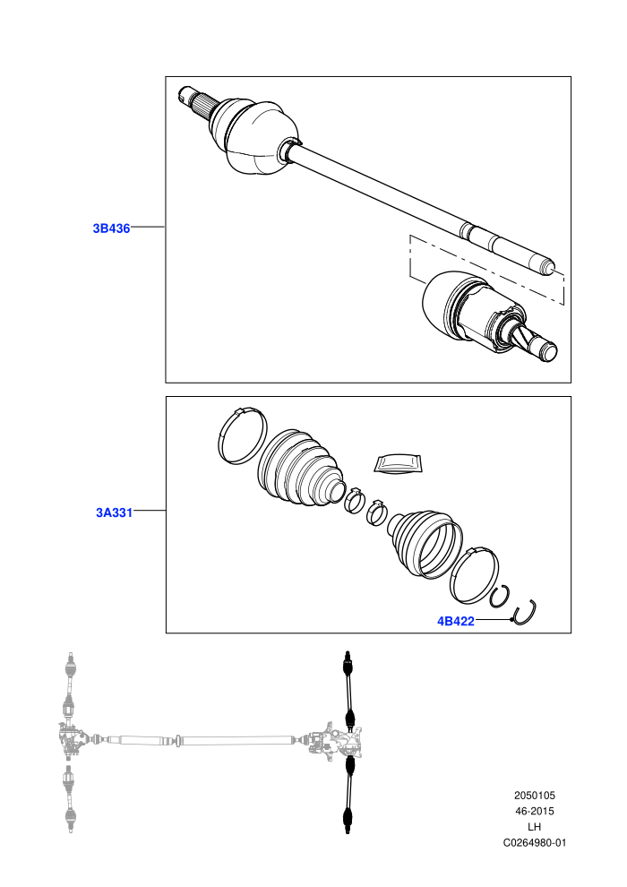 Drive Shaft - Rear Axle Drive (Changsu (China))((V)FROMEG000001)