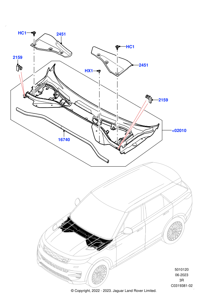 Cowl/Panel And Related Parts