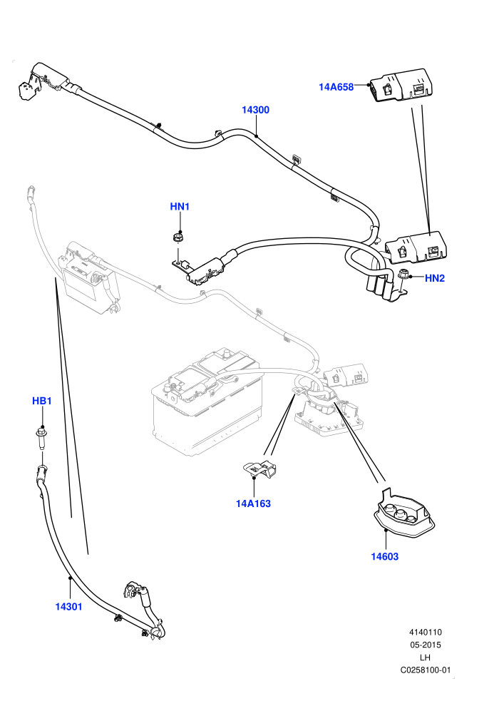 Battery Cables And Horn (Changsu (China),Starter - Stop/Start System)((V)FROMEG000001)