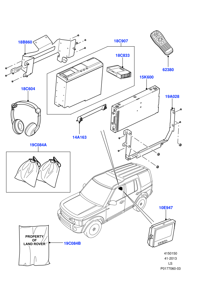 Family Entertainment System (Rear)((V)TO9A999999 (V)FROM8A000001)