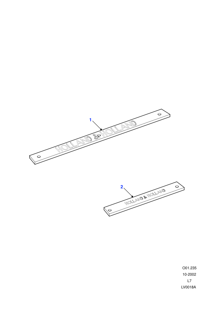 Tread Plates (Holland & Holland)