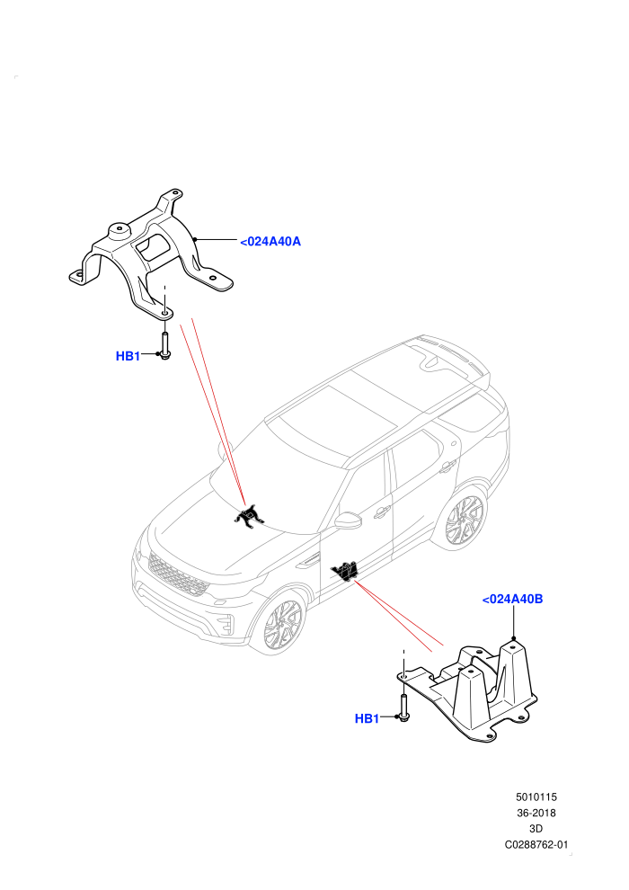 Floor Pan - Centre And Rear (2.0L I4 DSL HIGH DOHC AJ200,2.0L I4 DSL MID DOHC AJ200)(Nitra Plant Build)((V)FROMK2000001)