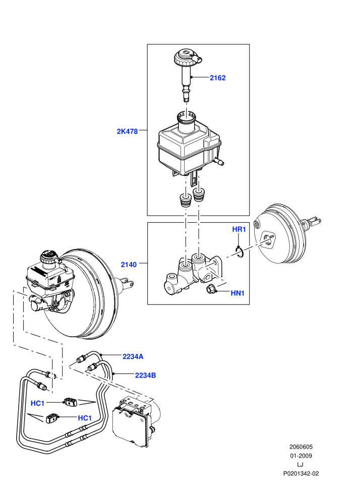 Master Cylinder - Brake System ((V)FROMAA000001)