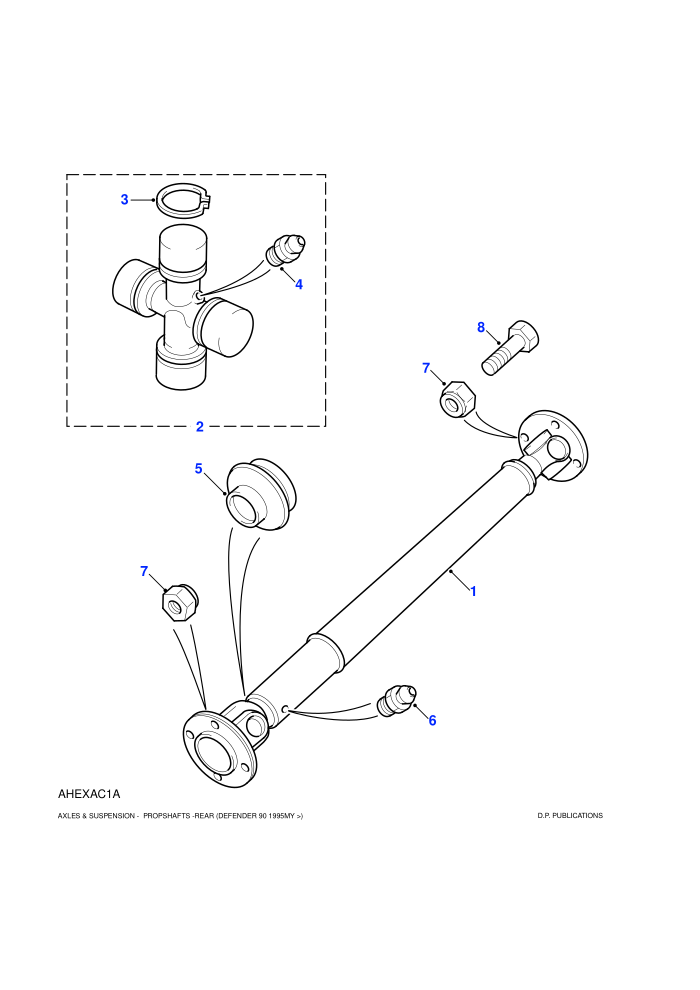 Propshaft Rear