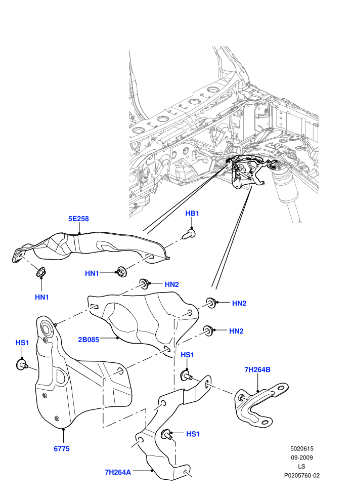 Splash And Heat Shields (Body)((V)FROMAA000001)