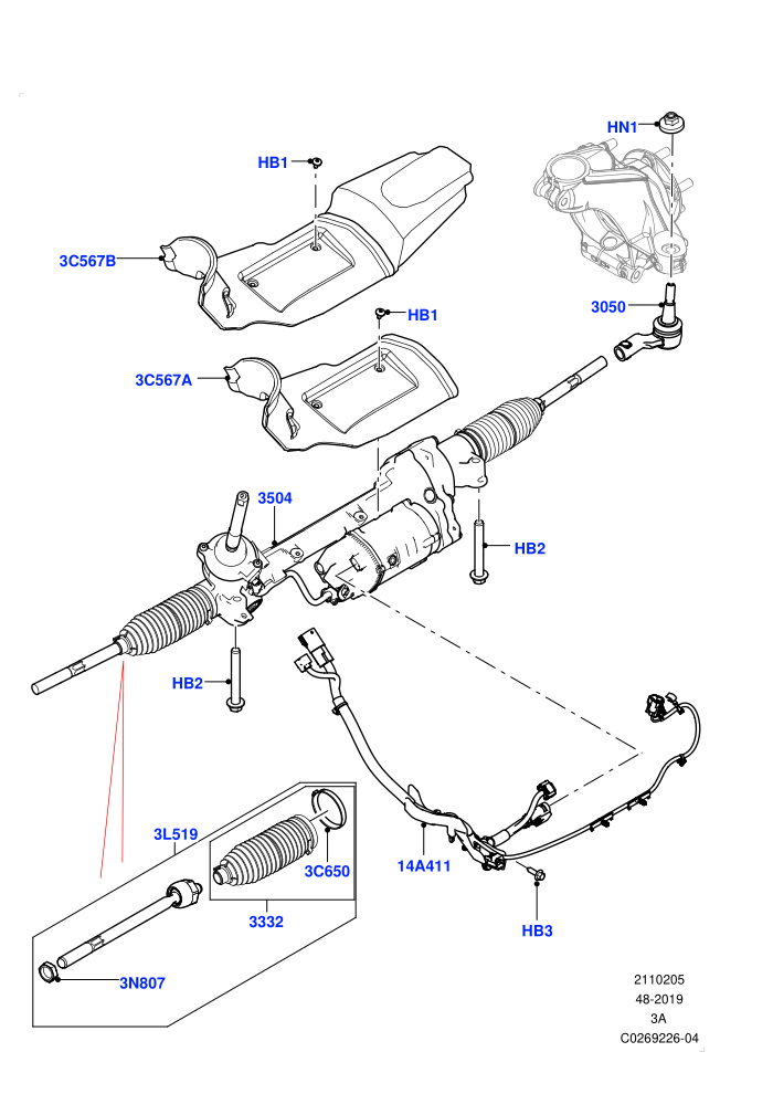 Steering Gear (Itatiaia (Brazil))((V)TOKT999999 (V)FROMGT000001)