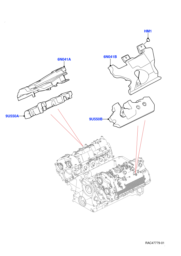 Engine Insulators (4.4L V8 Turbo Petrol(NC11))((V)FROMS2000001)