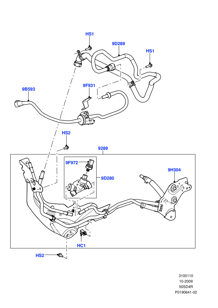 Fuel Lines (5.0L OHC SGDI NA V8 Petrol - AJ133)((V)FROMAA000001)