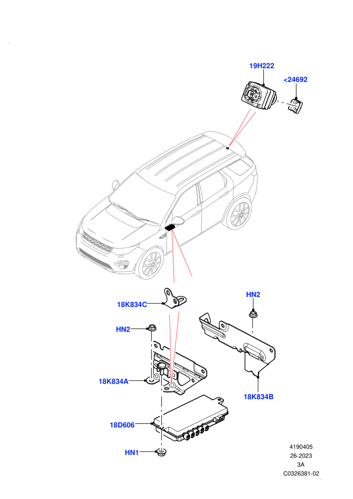 Camera Equipment (Changsu (China),Rear View Camera-Fixed)((V)FROMFG000001)